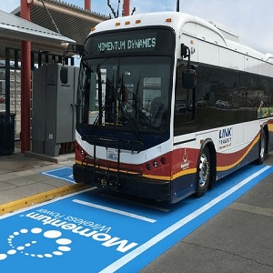 Momentum dynamics wireless chargers to provide unlimited driving range on 10 battery-electric buses delivered to Link Transit in Washington state