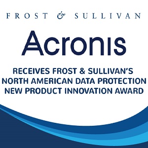 Acronis lauded by Frost & Sullivan for its breakthrough integrated data protection solution, Acronis Cyber Protect