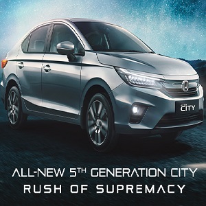 Honda Cars India launches the all new 5th Generation Honda City in India experience 'Rush of Supremacy'