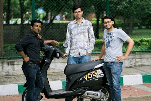 IVogo founders (from left) Padmanabhan Balakrishnan , Anand Ayyadurai and Sanchit Mittal.