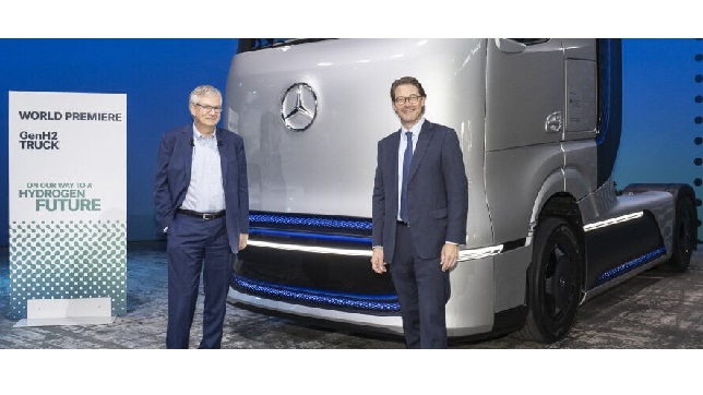 Daimler Trucks presents technology strategy for electrification – world premiere of Mercedes-Benz fuel-cell concept truck