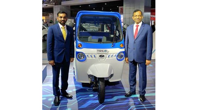 Mahindra launches new electric three-wheeler Treo in Telangana