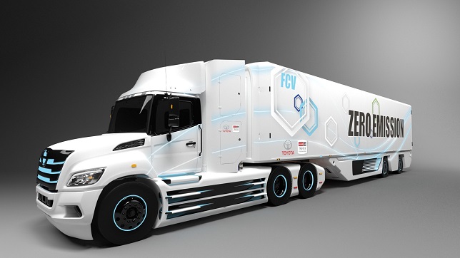 Hino Trucks and Toyota jointly develop Class 8 fuel cell electric truck for North America