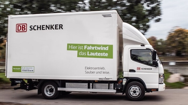 Green supply chains for Europe: DB Schenker expands its electric fleet with 36 new FUSO eCanter vehicles