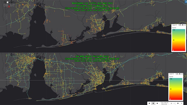 Connected vehicle data provides real-time hurricane evacuation