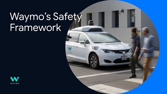 Waymo: Sharing safety framework for fully autonomous operations