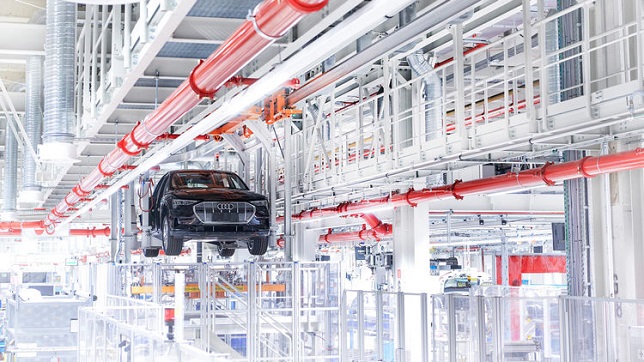 Audi on the road toward CO2-neutral production sites