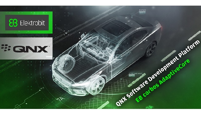 Elektrobit supports BlackBerry QNX OS for building computing-based vehicle architectures