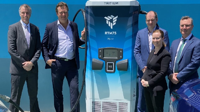 Tritium unveils world first scalable electric vehicle charging platform