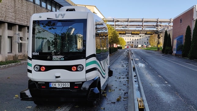 EasyMile in first fully autonomous Level 4 driving operation in Northern Europe