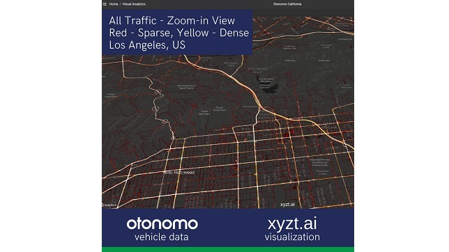 xyzt.ai analytics platform leverages Otonomo’s connected vehicle data boosting traffic management visualization capabilities