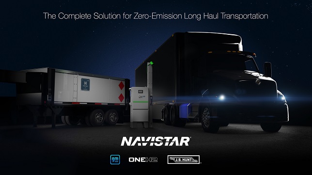 Navistar collaborates with General Motors and OneH2 to launch Hydrogen Truck Ecosystem