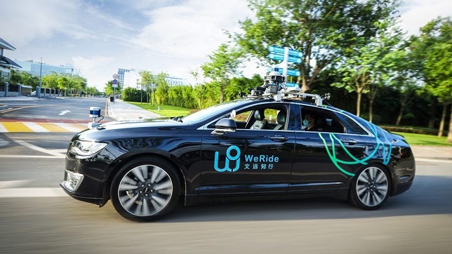 Autonomous vehicle startup WeRide raises $320 million