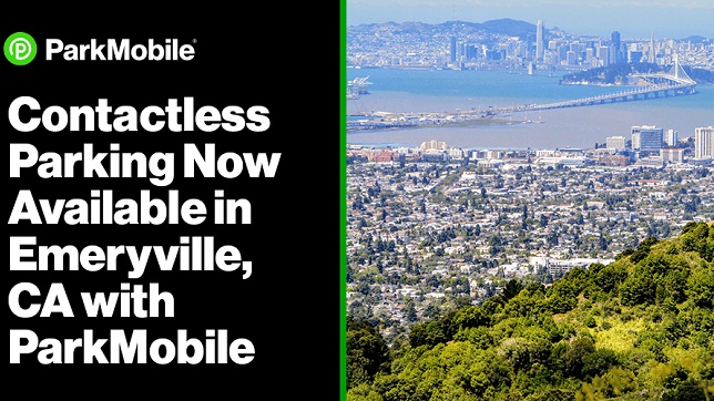 Emeryville, California, introduces contactless parking payments with the ParkMobile App