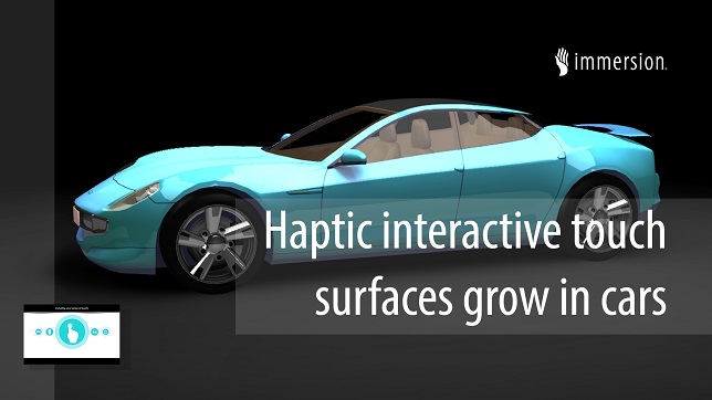 Faurecia and Immersion partner for haptic automotive technologies