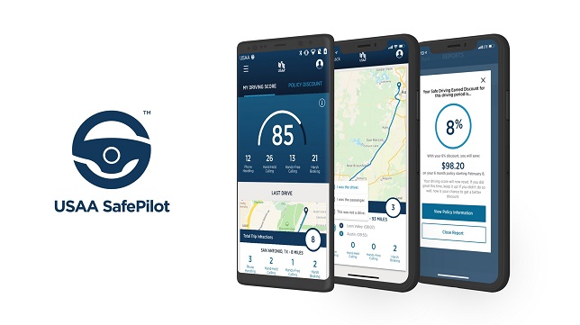 USAA announcing the expansion of telematics app SafePilot in 10 states