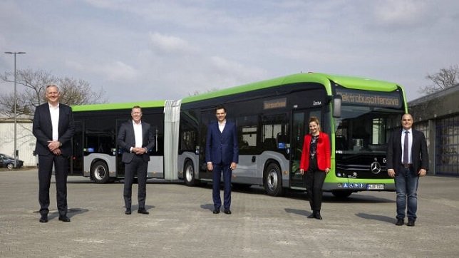 Premiere for the eCitaro G bus with new lithium-ion batteries