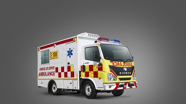 VE Commercial Vehicles launches Eicher Skyline Ambulance