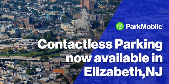The Parking Authority of the City of Elizabeth, New Jersey, partners with ParkMobile to offer contactless parking payments