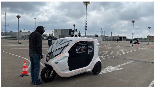 Testing interactions between self-driving vehicles and pedestrians in central Gothenburg