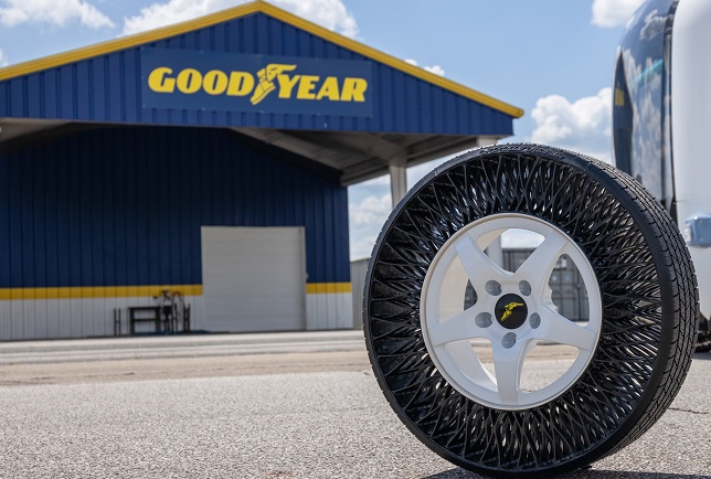 Goodyear airless tire first on autonomous shuttles