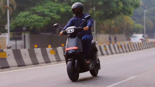 Bhavish Aggarwal, Ola co-founder, recently had taken the scooter for a spin Image Source: OLA