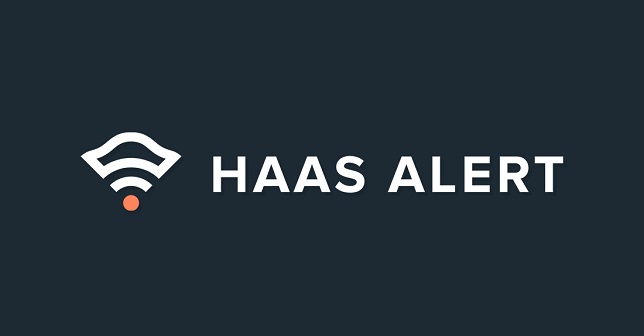 Image Source: HAAS Alert