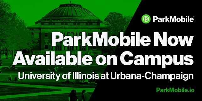 ParkMobile and University of Illinois at Urbana-Champaign partner for contactless parking on campus