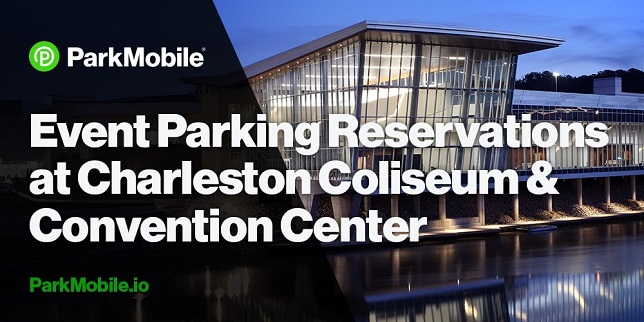 ParkMobile partners with Charleston Coliseum and Convention Center to offer parking reservations for concerts and events