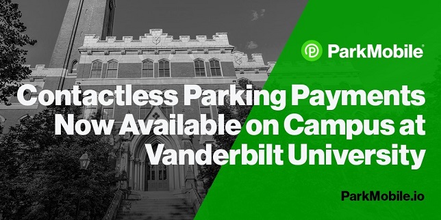 ParkMobile announces agreement with Vanderbilt University