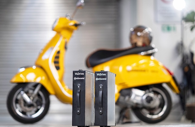 Continental and Varta are developing a particularly powerful battery for electric two-wheelers