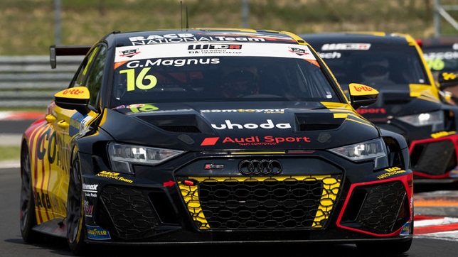 Gilles Magnus achieves first victory by a customer in the new Audi RS 3 LMS