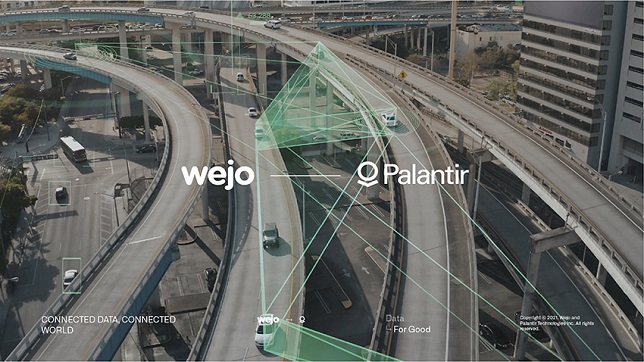 Wejo and Palantir ignite the mobility revolution through big data in the cloud