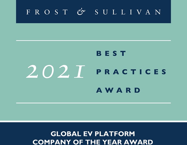 Frost & Sullivan awards REE Automotive 2021 Global EV Platform