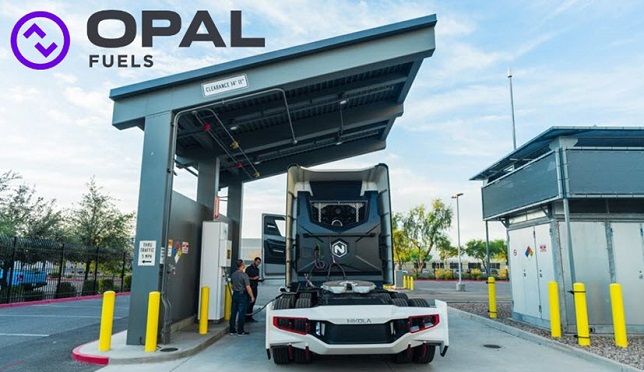 Nikola and OPAL Fuels sign MoU for Hydrogen Fueling Stations