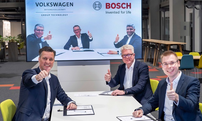 Volkswagen and Bosch want to industrialize manufacturing processes for battery cells