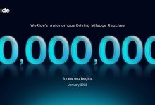 WeRide reaches 10 million kilometers of autonomous driving