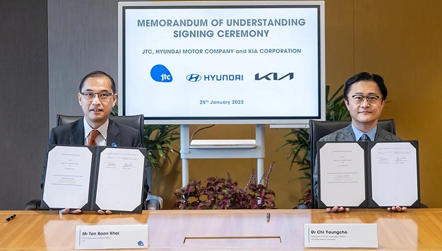 Hyundai Motor Group and JTC to develop smart transport and logistics models for Singapore’s Jurong innovation district