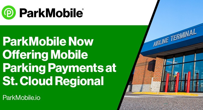 ParkMobile and St. Cloud Regional Airport partner to offer contactless, mobile parking payments for airport parking