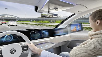 Continental display with private mode entertains passengers and reduces driver distraction