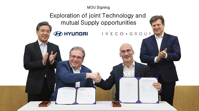 Hyundai Motor and Iveco Group sign MOU to explore future collaboration