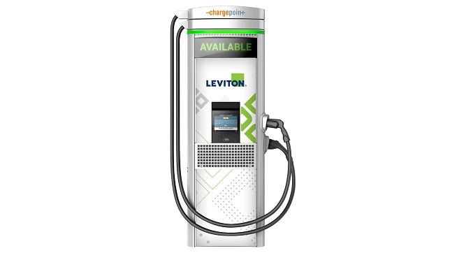 Leviton introduces new smart Evr-Green EV charging station for fast, DC charging