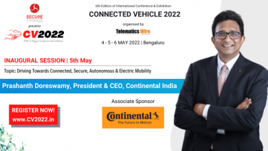 Prashanth Doreswamy, President & CEO of Continental India confirms to join CV2022 as an Inaugural Speaker
