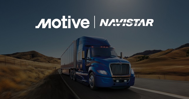 Motive and Navistar partner to equip fleet operators with robust vehicle telematics data and insights