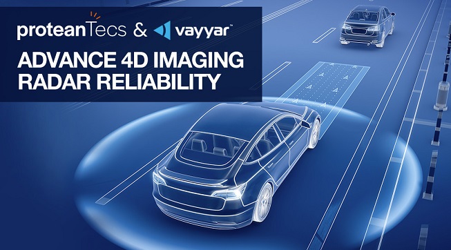 Vayyar selects proteanTecs to advance vehicle safety with predictive analytics