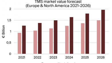 The TMS market value in Europe and North America to exceed € 3 billion by 2026