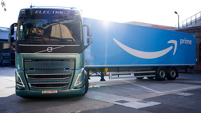 Volvo will supply 20 heavy-duty electric trucks to Amazon