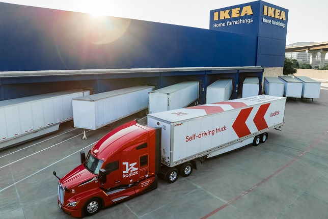 Kodiak Robotics and IKEA announce cooperation for autonomous freight delivery in the U.S.