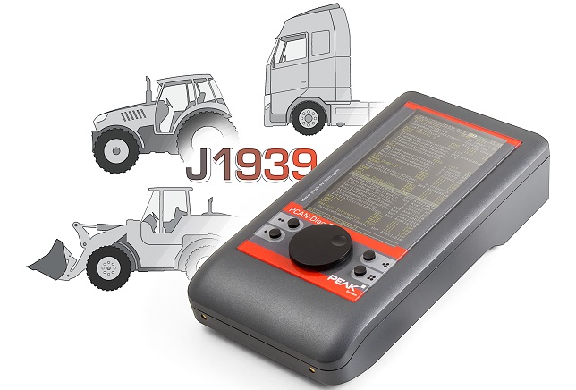 J1939 add-in for the PCAN-Diag FD extends the handheld device to a J1939 monitor