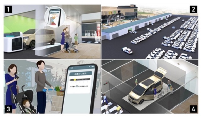 MHI Group launches Phase 2 of demonstration testing of automated valet parking system using AGV robots